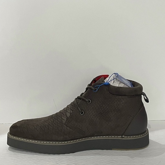 Tayno shoes casual sneakers charcoal Oxford premium fiber thick sole - Picture 3 of 5